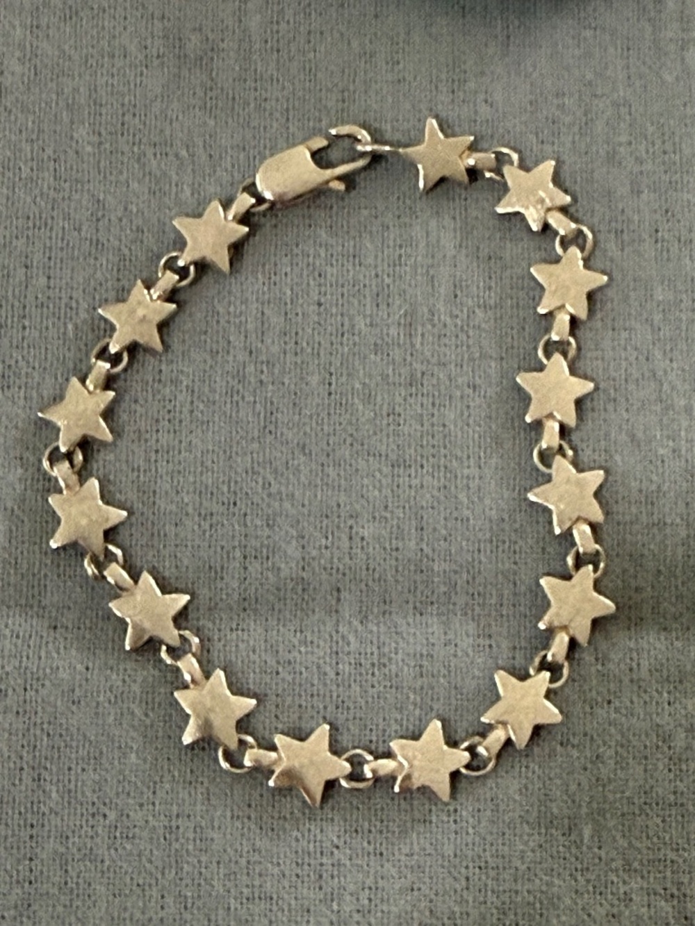 Vintage 90s Tiffany & Co Bracelet Puff Star Sterling Silver - Picture 5 of 10
